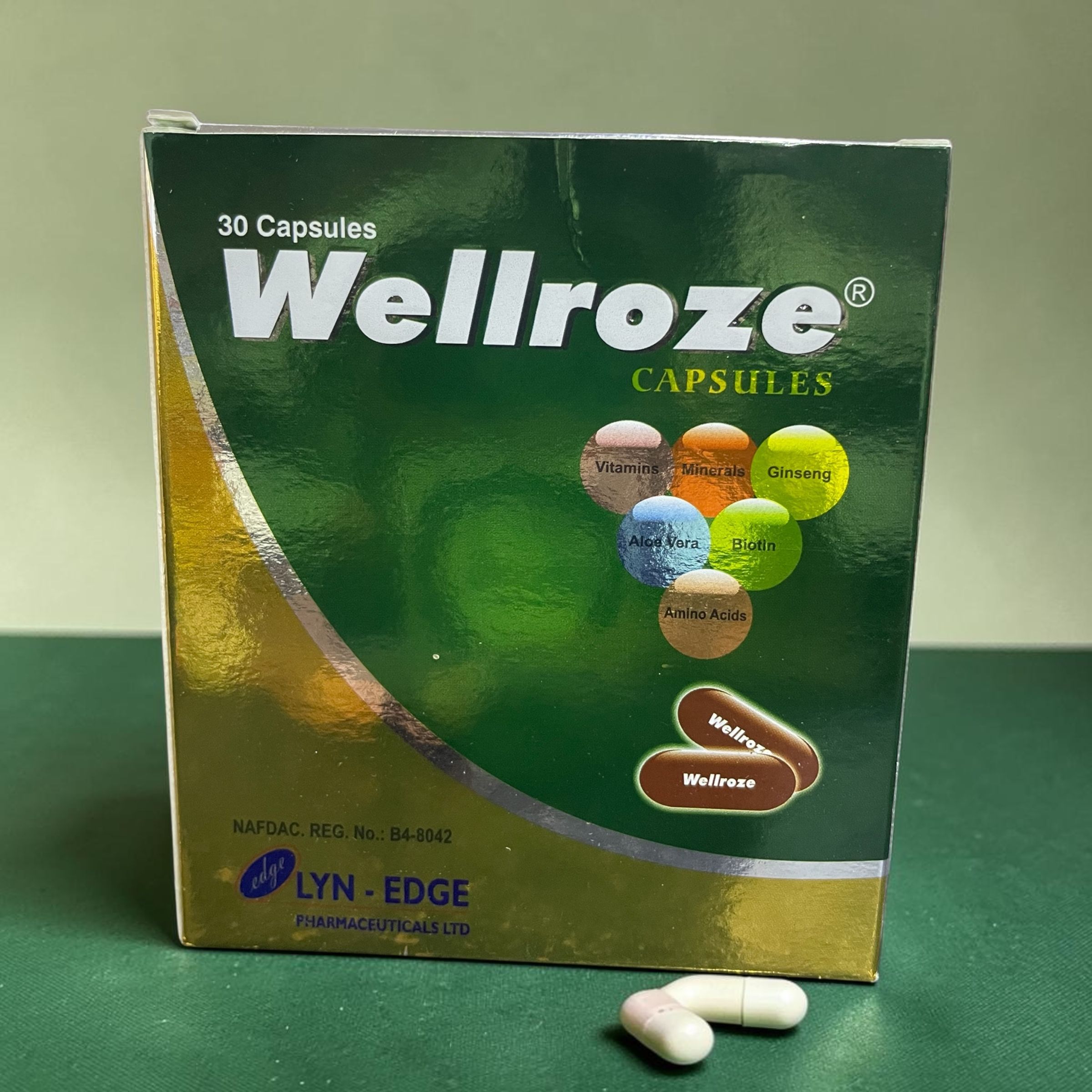 WELLROZE CAPSULES SACHET